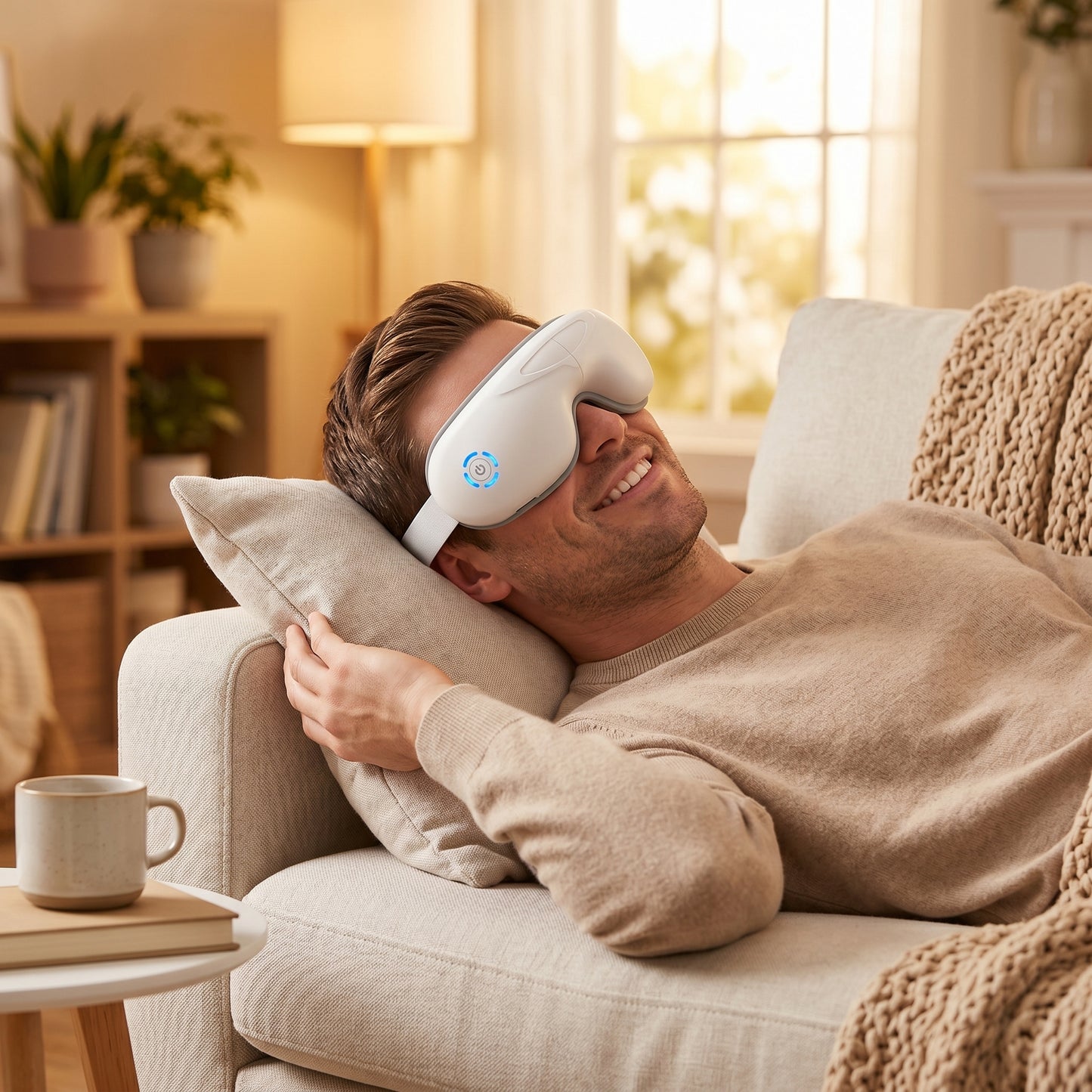 VistaRelief™ Eye Massager – Heat, Air Pressure & Bluetooth
