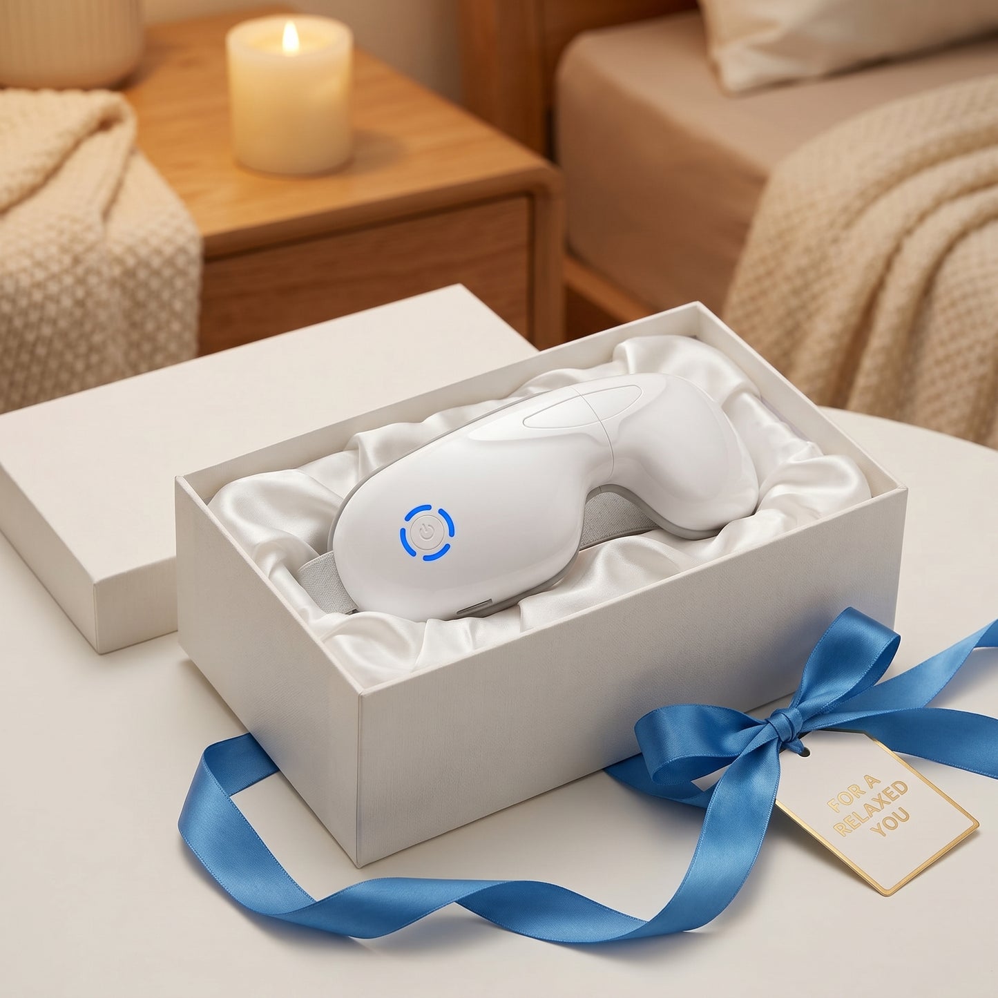 VistaRelief™ Eye Massager – Heat, Air Pressure & Bluetooth