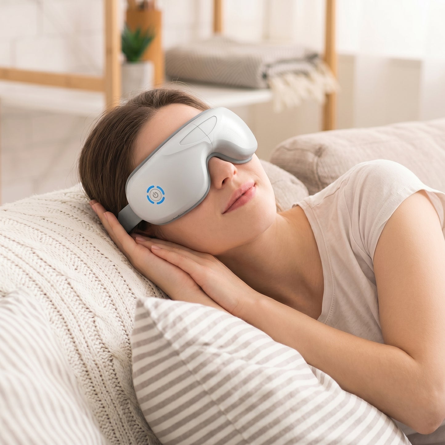 VistaRelief™ Eye Massager – Heat, Air Pressure & Bluetooth