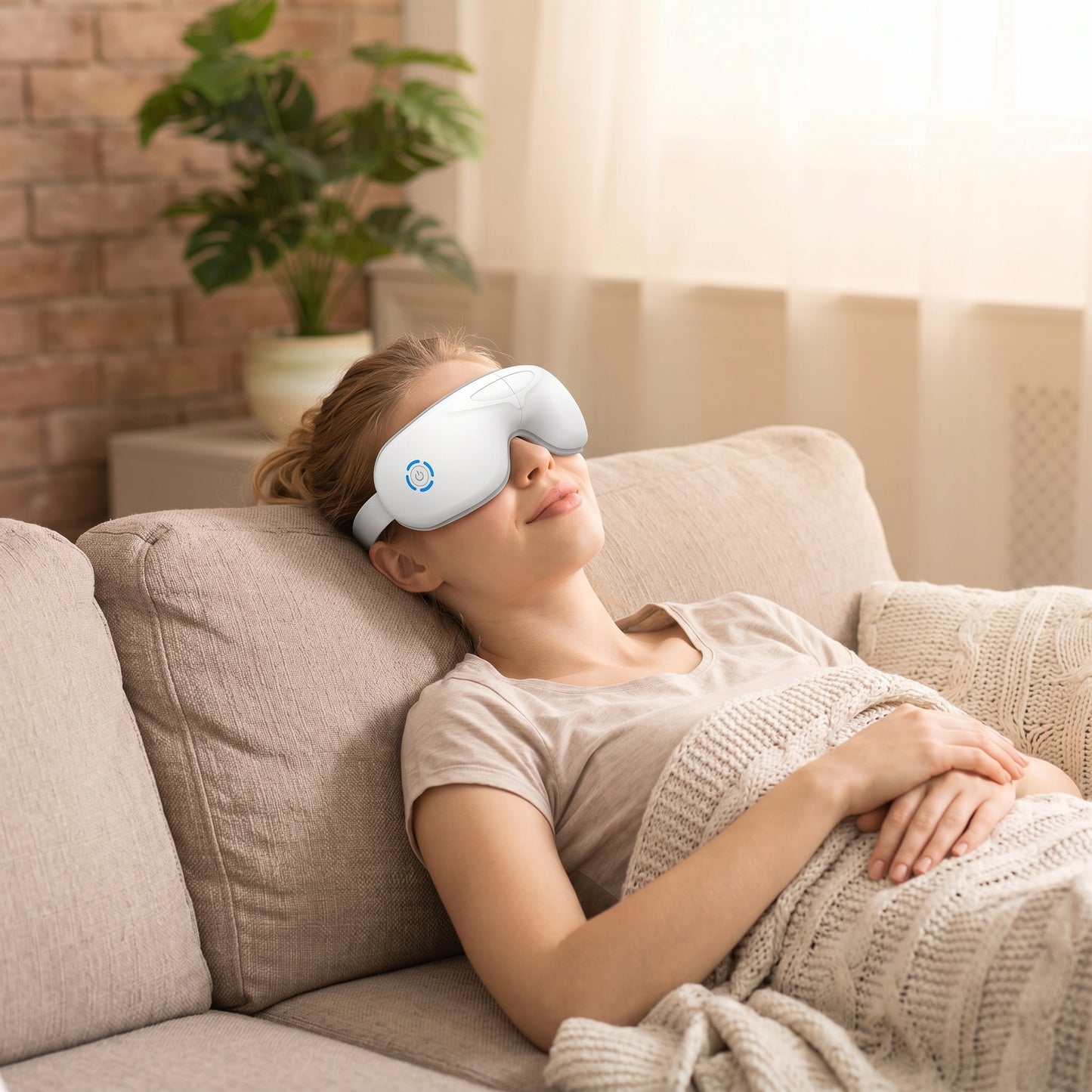 VistaRelief™ Eye Massager – Heat, Air Pressure & Bluetooth
